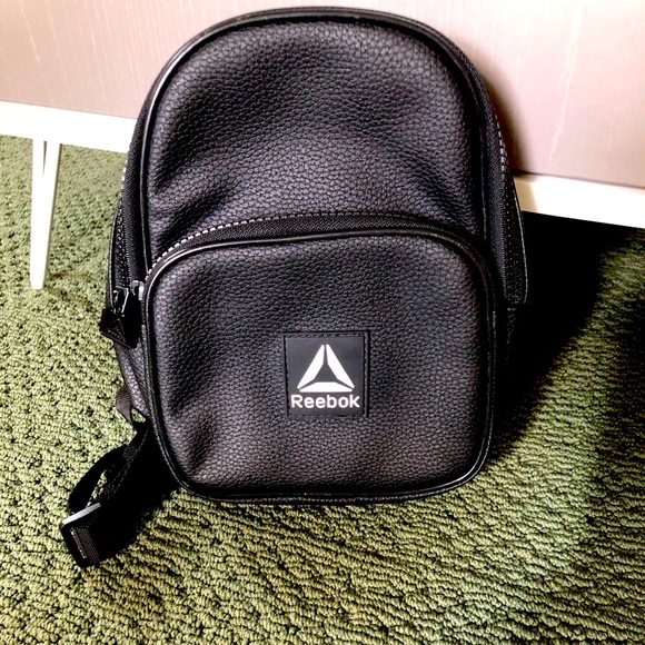 Reebok faux leather small unisex backpack - Picture 1 of 7
